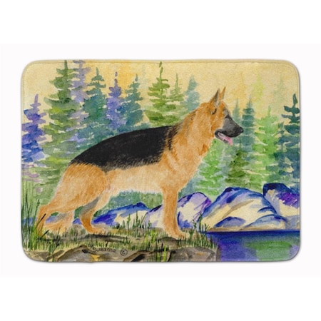 Carolines Treasures German Shepherd Machine Washable Memory Foam Mat SS8129RUG